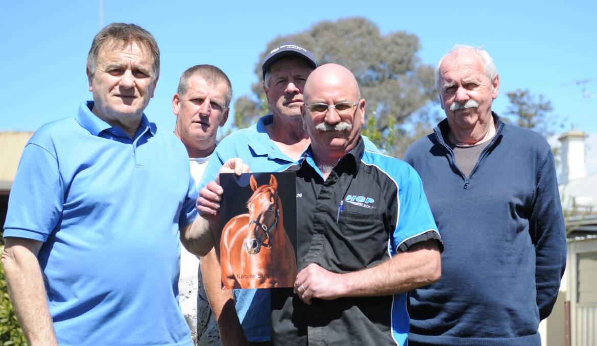 CO-OWNERS: Frank Giampaolo, Craig Bennett, Geoffrey Dumesny, Craig Garland and the late David McCluskey in 2018. Picture: FILE