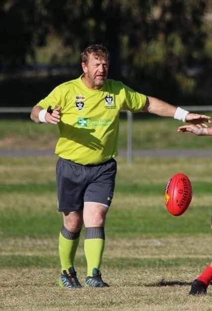 UMPIRE: Rigby in action during his 500th game between the Demons and the Rats. Picture: CONTRIBUTED