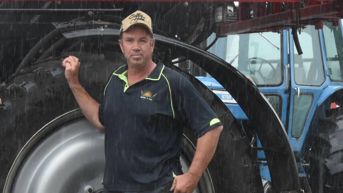 GOOD RAIN: Jason Mellings, Carron says another set of rain in the Wimerra-Mallee will see croppers grow thier confidence for commodity prices at the end of the season. 