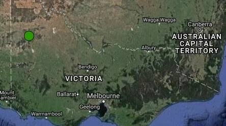 Earthquake recorded in the Wimmera