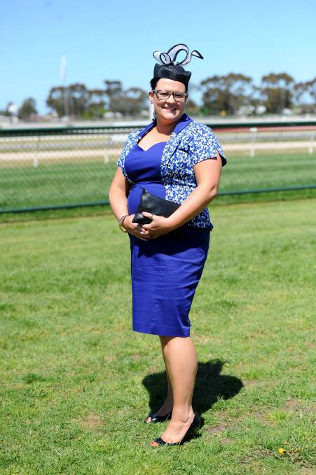 Horsham's Penny Flynn won the 2016 Horsham Cup Best Dressed competition. Picture: SAMANTHA CAMARRI