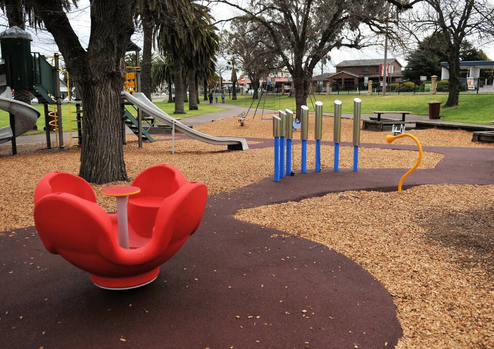 PLAY SPACE: Horsham Rural City Council has installed new all-abilities equipment at the city's May Park. Picture: ERIN WITMITZ