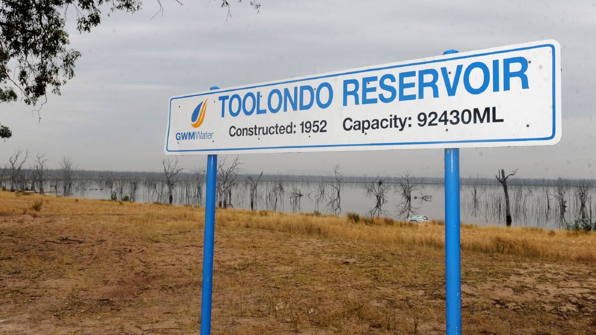 Toolondo water level boosted