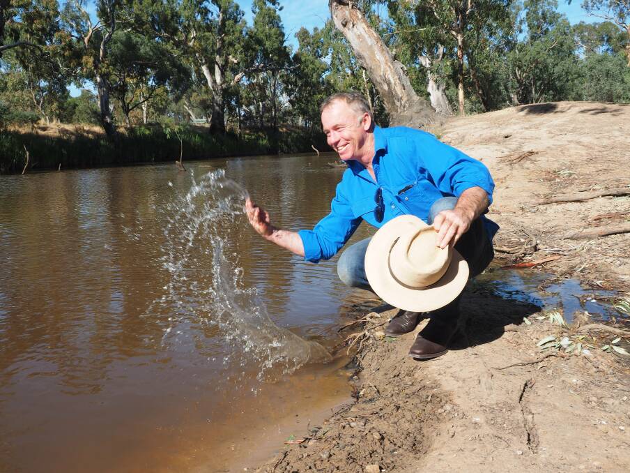 PLANNING: Harrow's Tim Leeming has increased farm income after better water planning. Picture: CONTRIBUTED