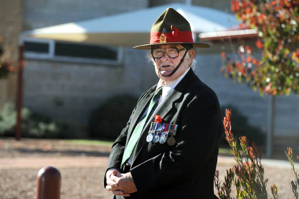New Zealand veteran Graeme Morris visited Goroke for Anzac Day. Picture: PAUL CARRACHER