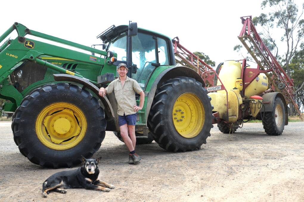 Glenorchy's Damien Cooper at home on his family's farm. Picture: AYESHA SEDGMAN