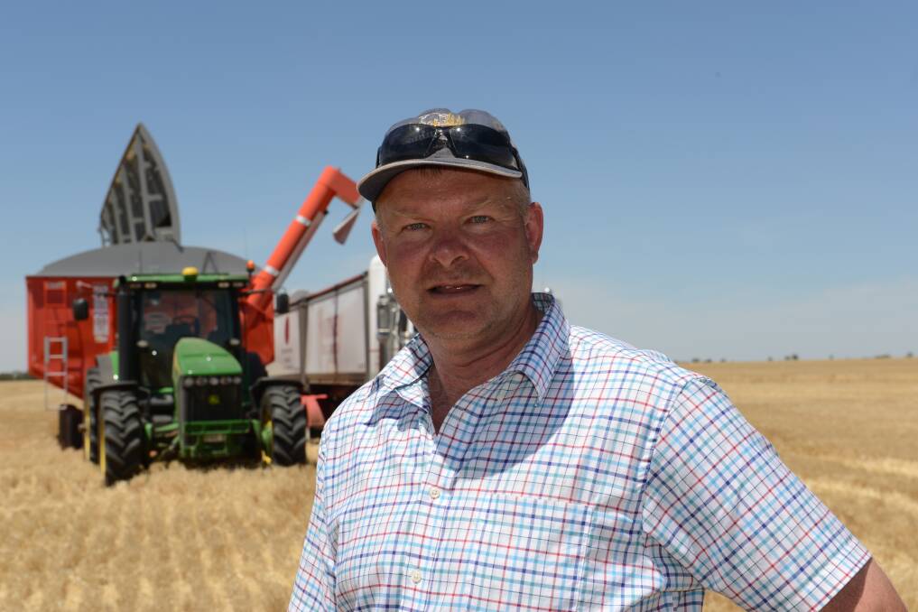 Victorian Farmers Federation grains group president and Warracknabeal farmer Ross Johns.