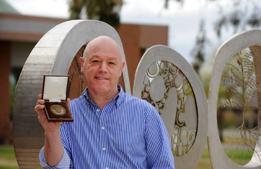 HONOUR: Horsham grain chemist Joe Panozzo has been awarded the Farrer Memorial Medal. He is the fourth Victorian to ever win. Picture: SAMANTHA CAMARRI