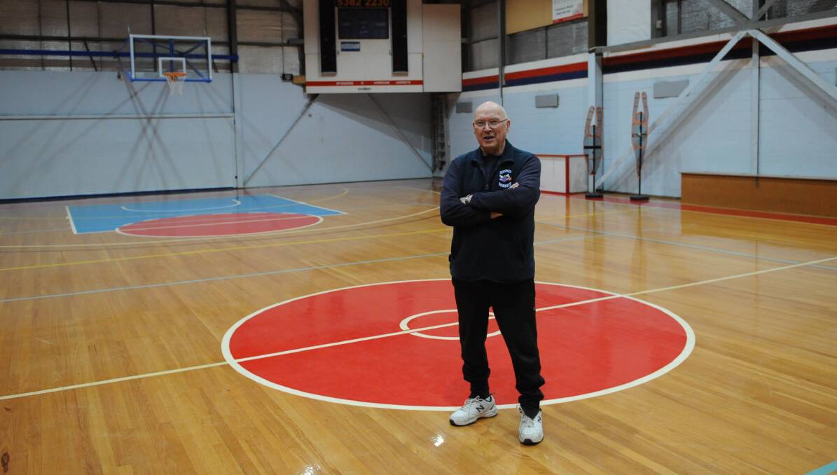 PROTEST: Horsham Amateur Basketball Association president Owen Hughan is protesting a proposed multi-use sports stadium in the city. Picture: ERIN WITMITZ