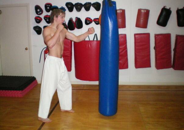 Marcus Volke had a keen interest in martial arts. Photo: supplied.