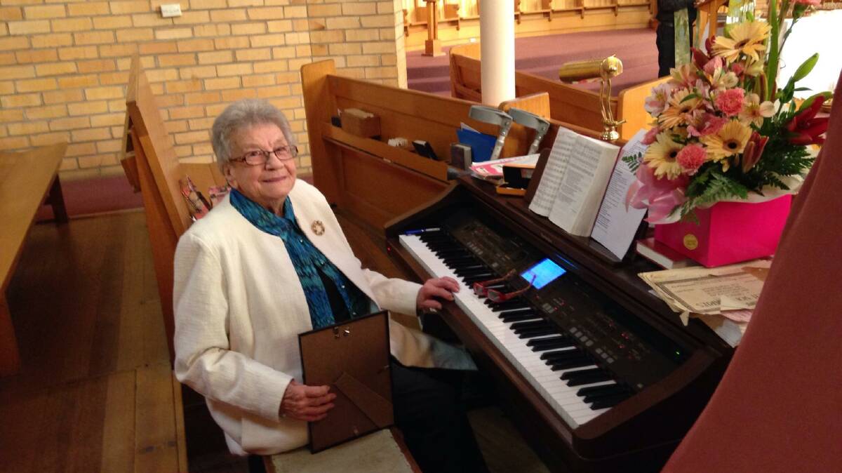 TALENT: Dawn Dalkin has retired from playing the organ at St Andrew's Uniting Church in Ararat. She began playing the instrument as a youngster after learning to play the piano.