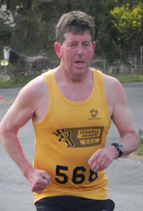 BIG WIN: Peter Gibson finished first in the King of the Hill event at Ararat on Sunday. Picture: CONTRIBUTED