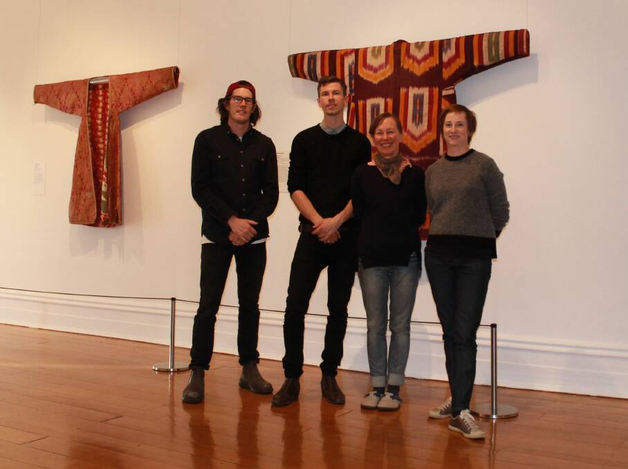 National Gallery of Victoria staff Matt Arbuckle, David Mutch, Carol Cains and Bronwyn Cosgrove. Picture: CONTRIBUTED