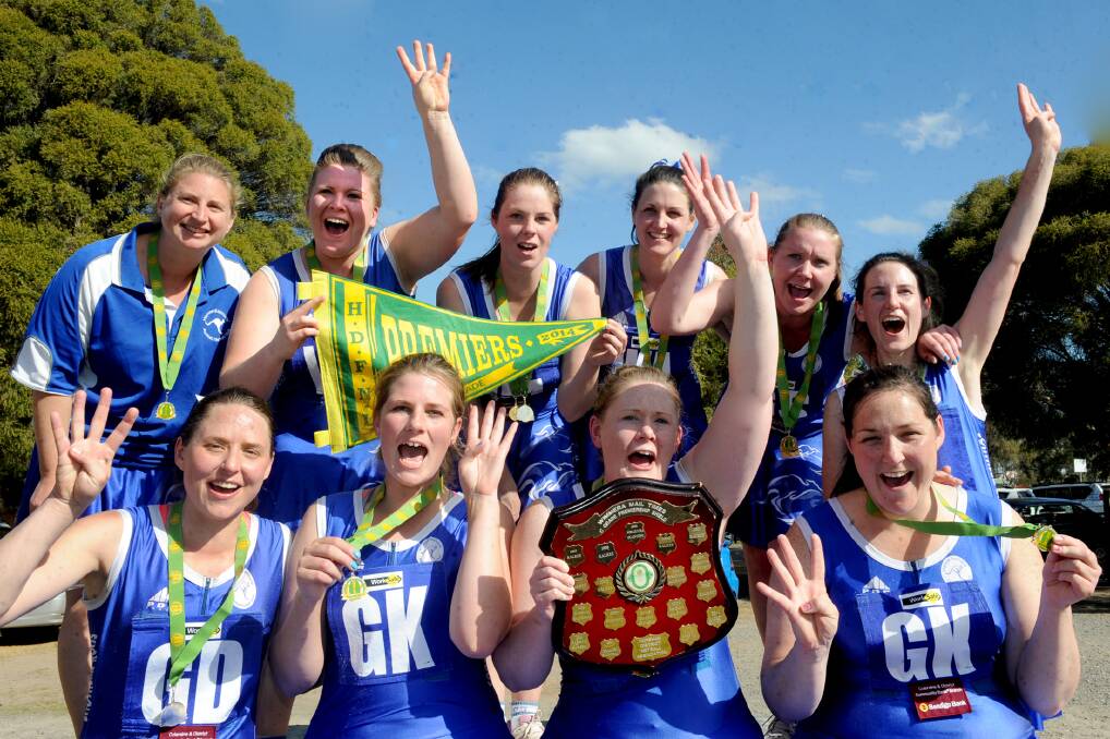 WINNERS: The Roos were the 2014 premiers. Picture: SAMANTHA CAMARRI