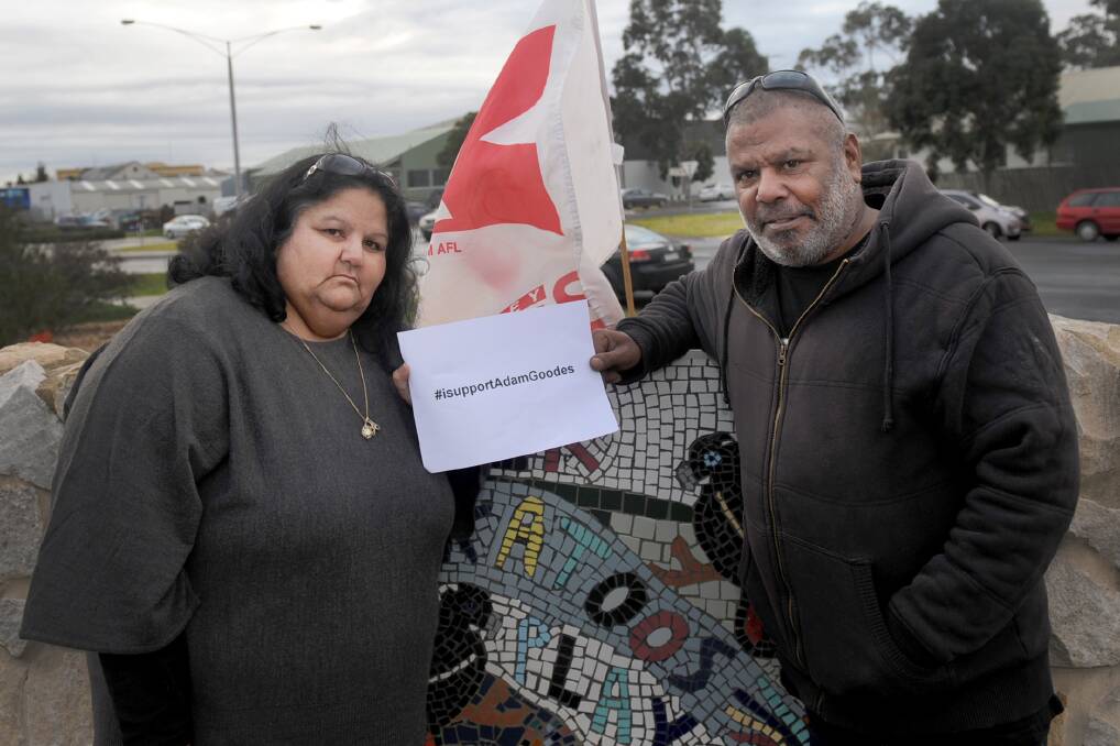 Pam Branson and Gerry Branson, Adam Goodes' aunty and uncle. Pictures: SAMANTHA CAMARRI