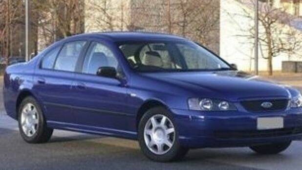 Police have released their first Facebook AMBER Alert warning in search of toddler Milena Malkic who is believed to be with her mother and father in a car similar to this blue Ford Falcon, registration 1HZ 4SU. Photo: VICTORIA POLICE MEDIA
