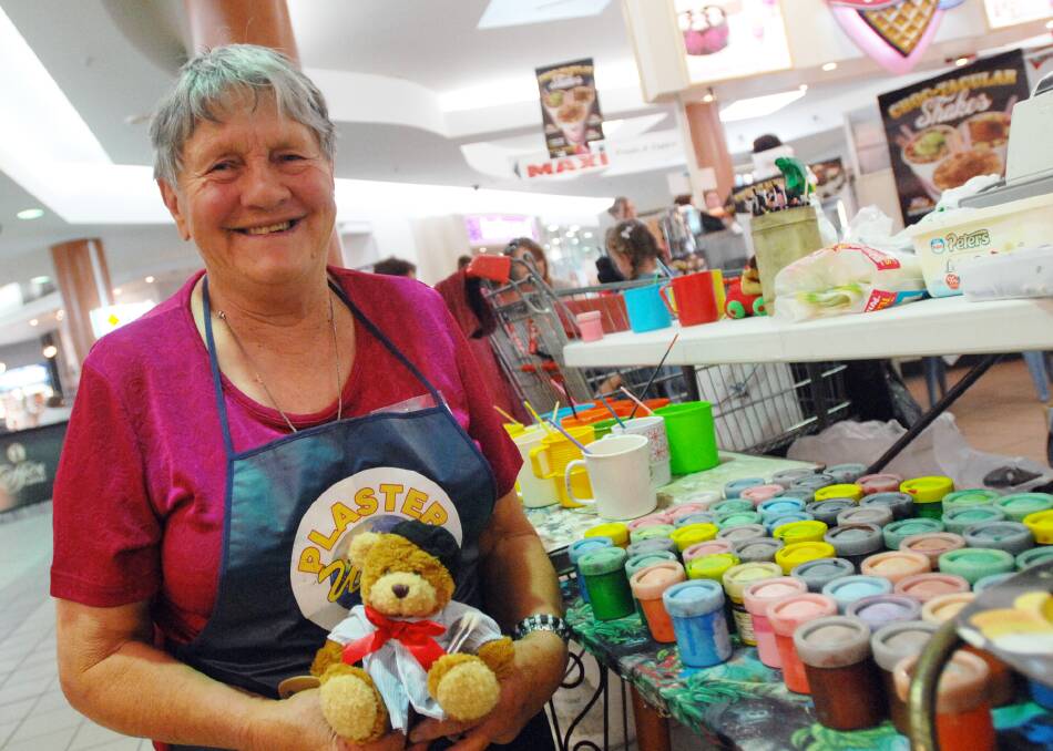 PASSIONATE: Horsham's Dorothy Armstrong, pictured in 2009, has spent her life extending a caring hand, and hundreds of teddy bears, within her community. "I've had a wonderful life," she says.