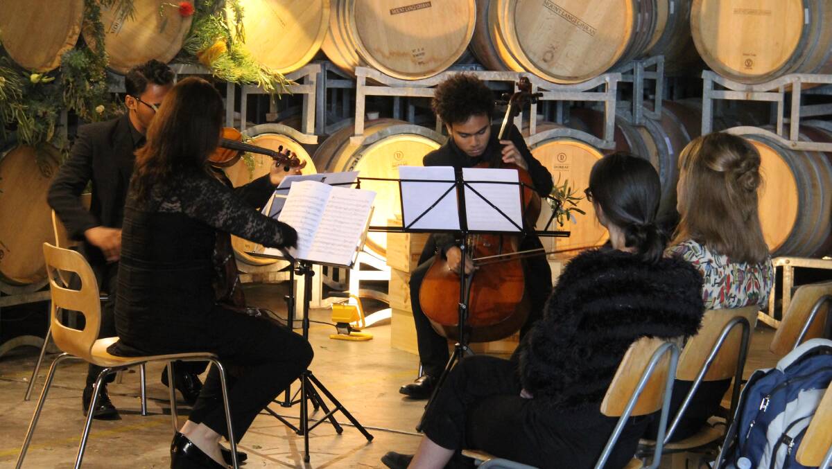 A Melbourne Symphony trio … presenting a concert at Mount Langi Ghiran as part of the Seriously Shiraz Festival.