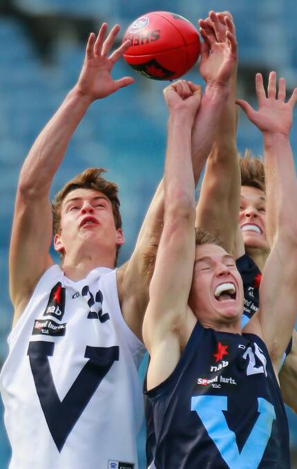 STAR: Jarrod Berry, left, pictured playing for Vic Country. Picture: GETTY