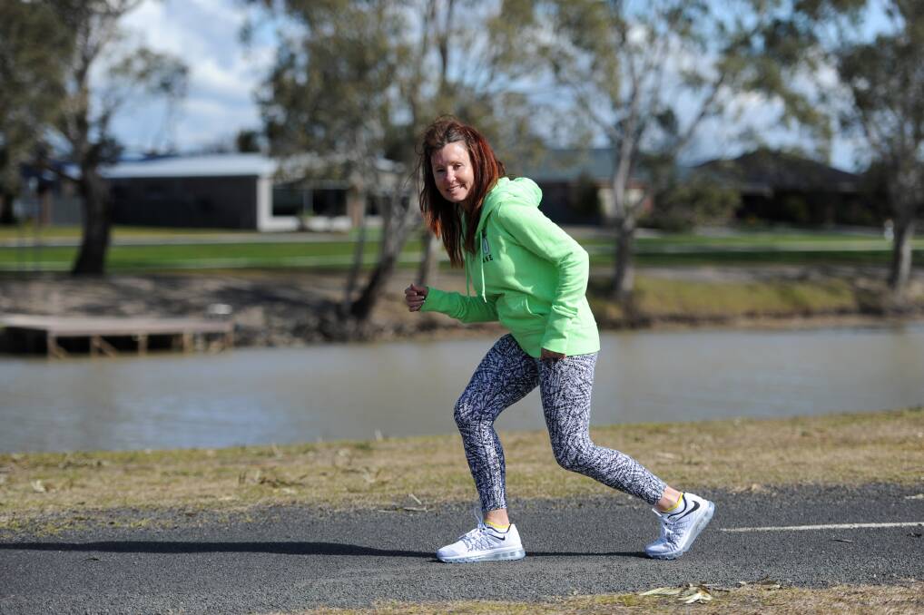 STRONG: Horsham's Simone O'Brien will take another step in her recovery on Sunday when she aims to complete the 10-kilometre Bridge to Brisbane run. Picture: SAMANTHA CAMARRI
