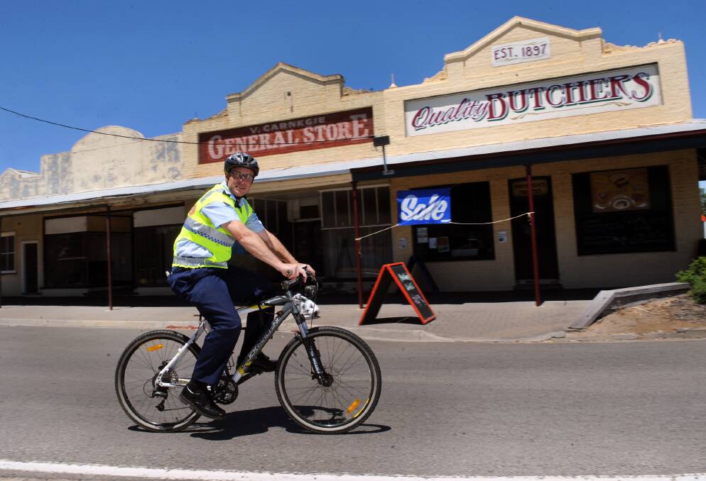 POLICE ABSENCE: Minyip Police Station has been unmanned since in August last year when its sole officer David Flannery transferred from the station. Picture: PAUL CARRACHER