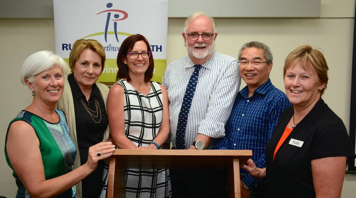 STRATEGIC PLAN: Meeting presenters Jill Whelan, Kathleen Poulton, Dr Penny Love, John Aitken, Dr Donald Liu and Katie Ramsdale. Picture: CONTRIBUTED
