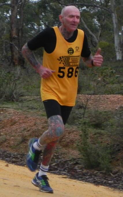 VICTORY: Charlie Jones became a three-time winner of the Stawell and Ararat Cross Country Club’s oldest sponsored race. Picture: CONTRIBUTED 