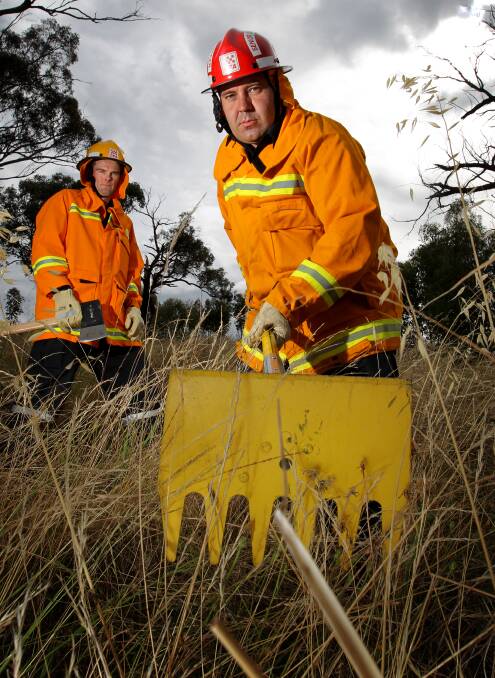 Wodonga volunteer firefighter Terry Heafield will visit the Wimmera.