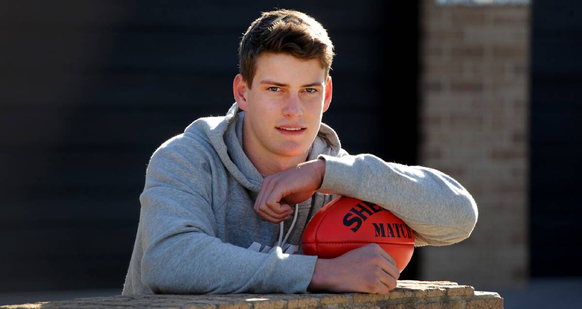 BERRY NICE: Horsham's Jarrod Berry became the second Wimmera footballer in two years to be picked for the under-18 All Australian team. Picture: SAMANTHA CAMARRI