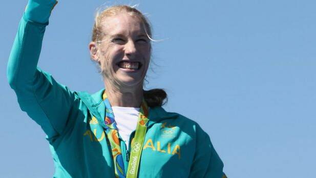 Gold medal winner Kim Brennan. Photo: Getty Images
