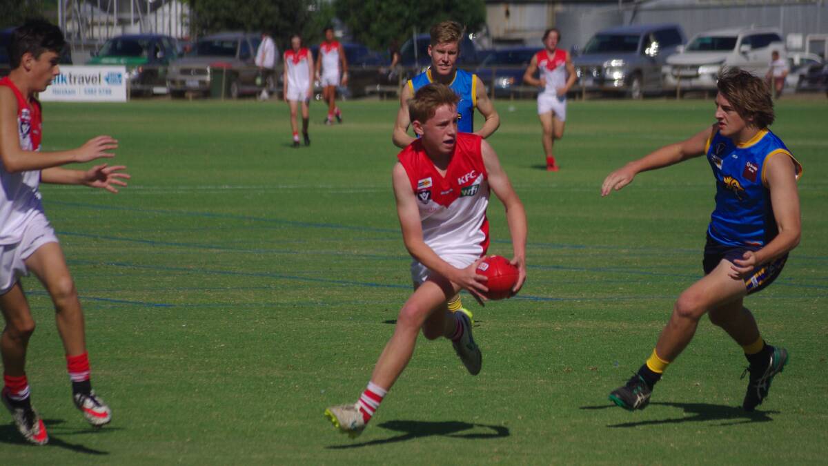 Cooper Heard booted four goals for the Rats under-17 side last Saturday. Picture: DON PHILLIPS 