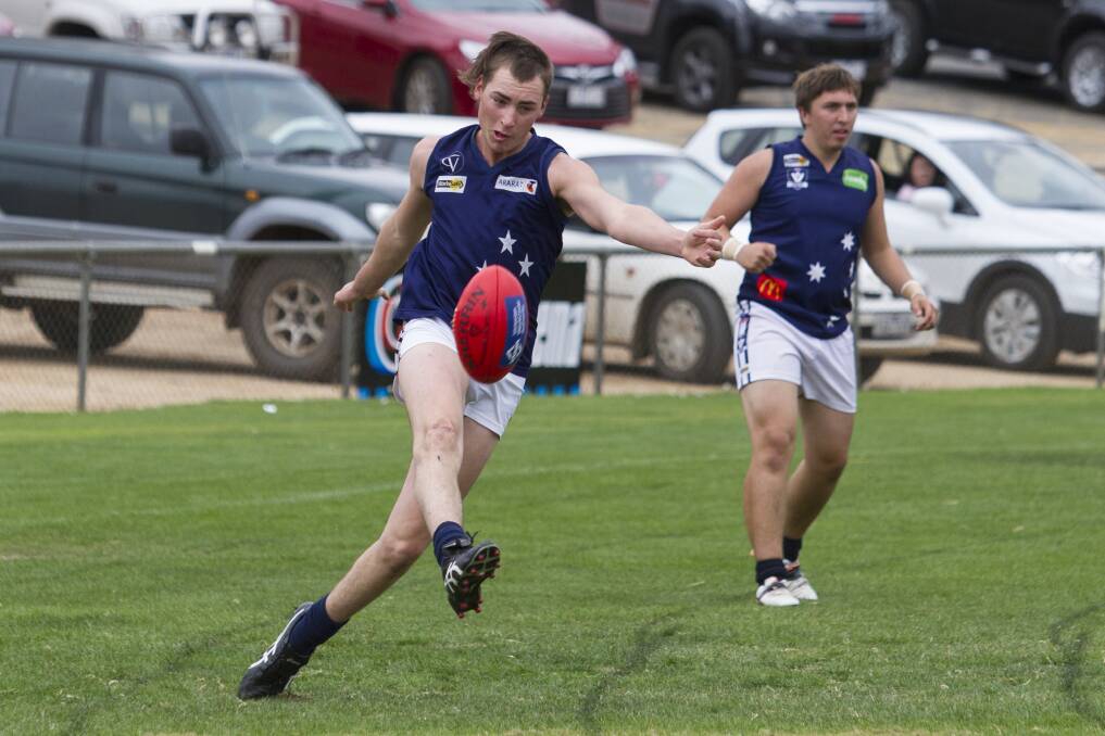Zac Jenkins is an up and coming Ararat Eagles player. Picture: PETER PICKERING 