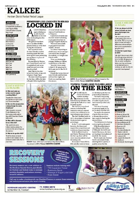 Wimmera Mail-Times 2016 Football-Netball liftout