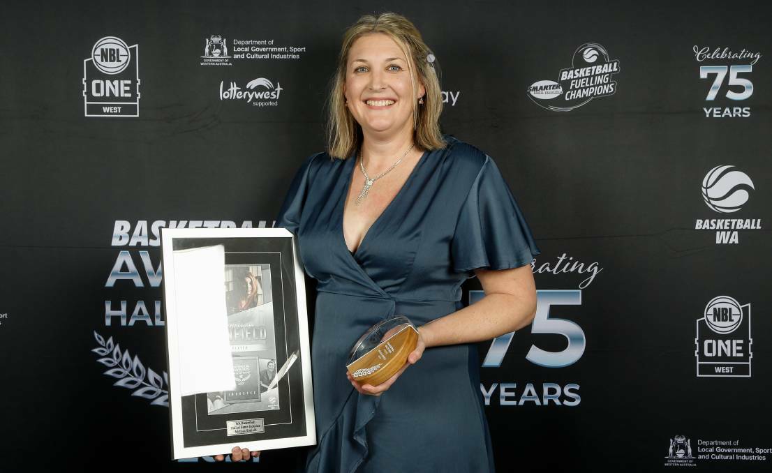 HALL OF FAMER: Horsham's Melissa Sinfield was been inducted into the Basketball WA Hall of Fame. Picture: CONTRIBUTED