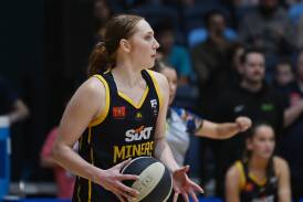 Twenty points from Chloe Bibby was not enough to get the Ballarat Miners a win against Mount Gambier in the NBL1. Picture by Kate Healy