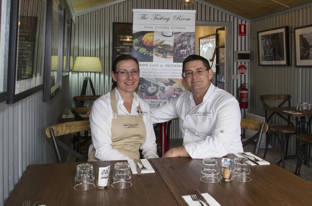 A new venture: Marlene and Rohan Erard of Steelcutter's Cottage. Picture: Peter Pickering.