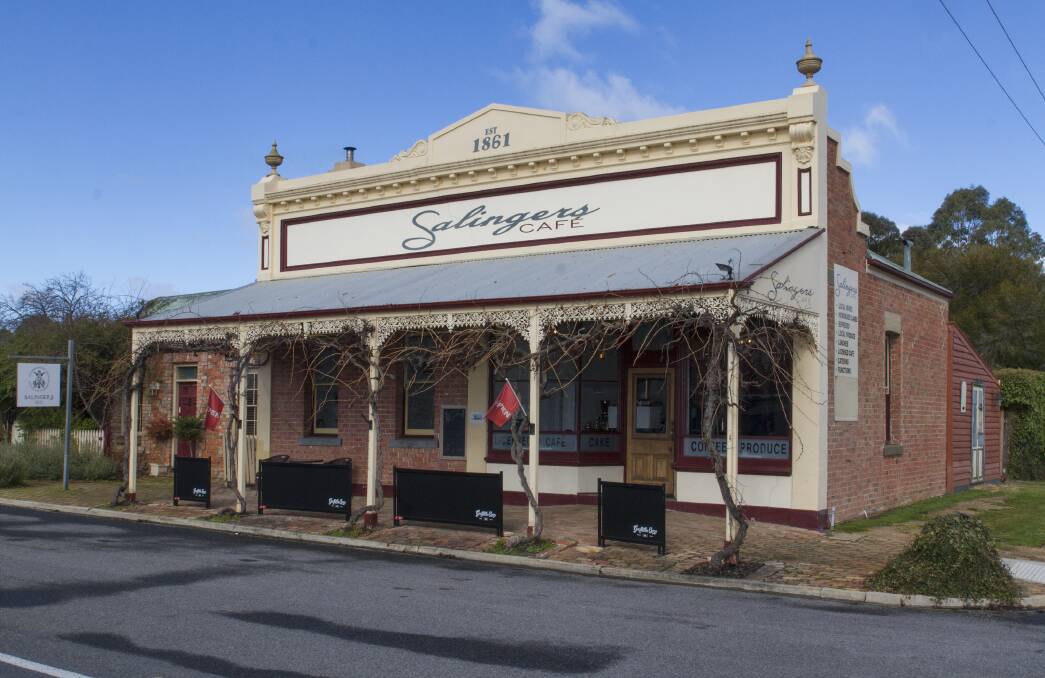 Historic: Salinger's cafe in the main street of Great Western. Picture: Peter Pickering.