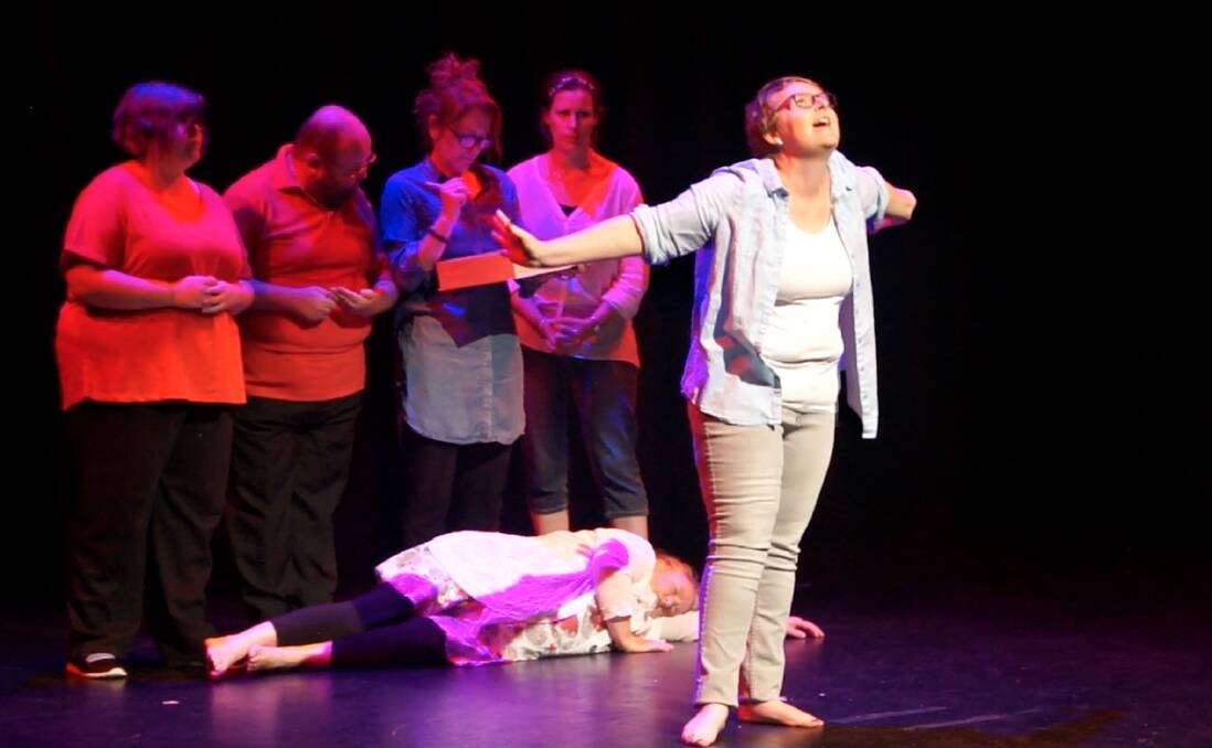 EXPRESSION: Ordinary people will turn into actors to perform their show Listening to Voices live on stage in Horsham. Picture: CONTRIBUTED