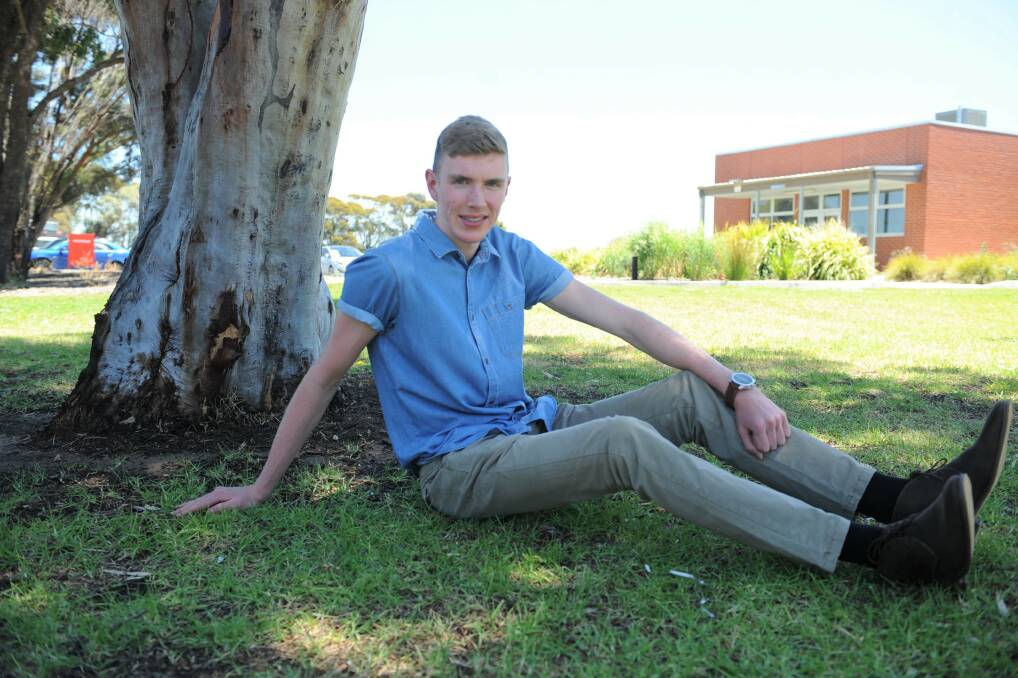 TOP STUDENT: Horsham's St Brigid's College dux Ethan Jolley is proud his hard work has paid off this year. Picture: DAINA OLIVER