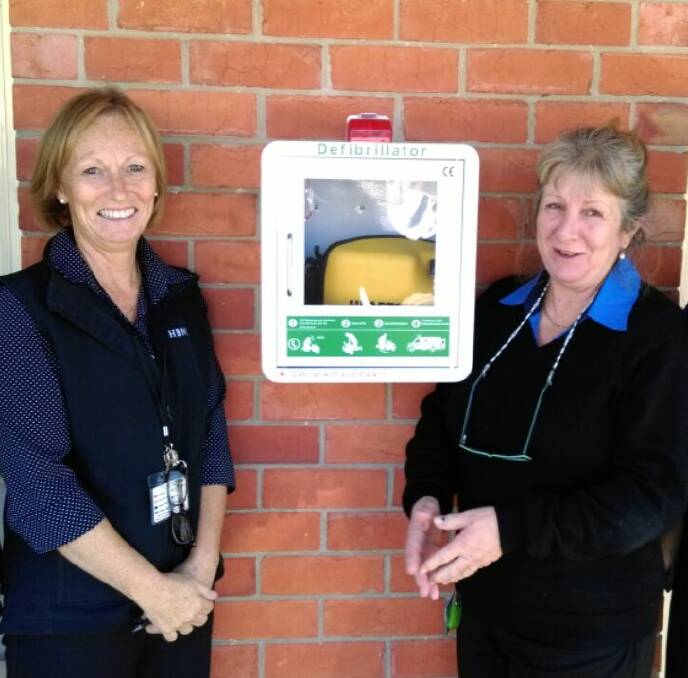 BUSY BEES: The nursing staff at Harrow Bush Nursing Centre, Carolyn Middleton and Tina Rogers, are happy to see the positive activity at the centre. Picture: CONTRIBUTED.