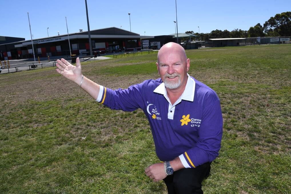 READY TO RELAY: Horsham and District Relay For Life chairmanager Kingsley Dalgleish is looking forward to the annual event at Coughlin Park. Picture: SAMANTHA CAMARRI