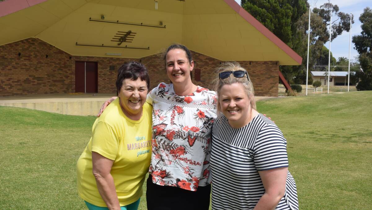 FESTIVAL READY: Di Bell, Annie Mintern and Emma Hynes are eager for the Kannamaroo Festival. Picture: DAINA OLIVER