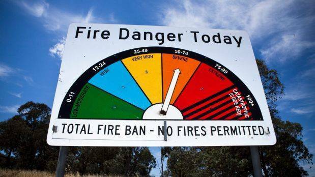 Total fire ban declared with warm, windy weather forecast