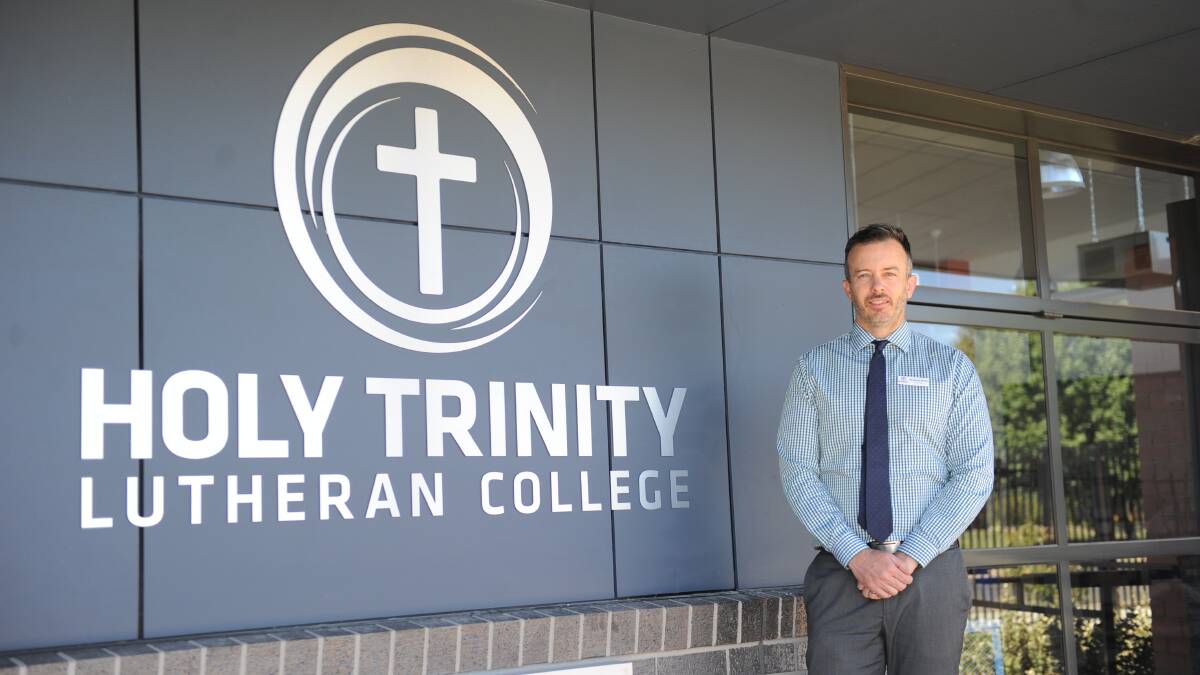 STEAMING AHEAD: Horsham's Holy Trinity Lutheran College principal Daniel Weller is thrilled to provide the students with new exciting and learning opportunities. Picture: DAINA OLIVER