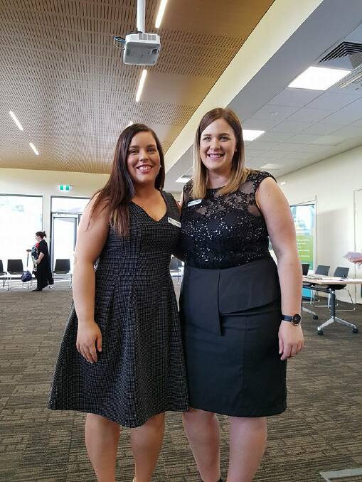 HELP AT HAND: Grampians Community Health homelessness and family violence program workers Gemma Beavis and Emily Clark offer support for domestic violence survivors. Picture: CONTRIBUTED