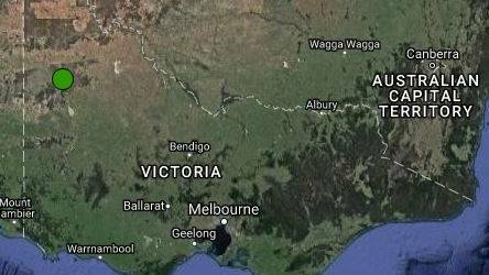 Another earthquake was recorded in the Wimmera
