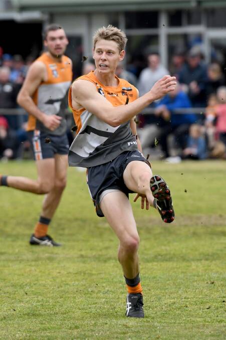 ONE CLUB MAN: Zac Robins of the Southern Mallee Giants back-line has been an integral part of the team's success. Picture: SAMANTHA CAMARRI 