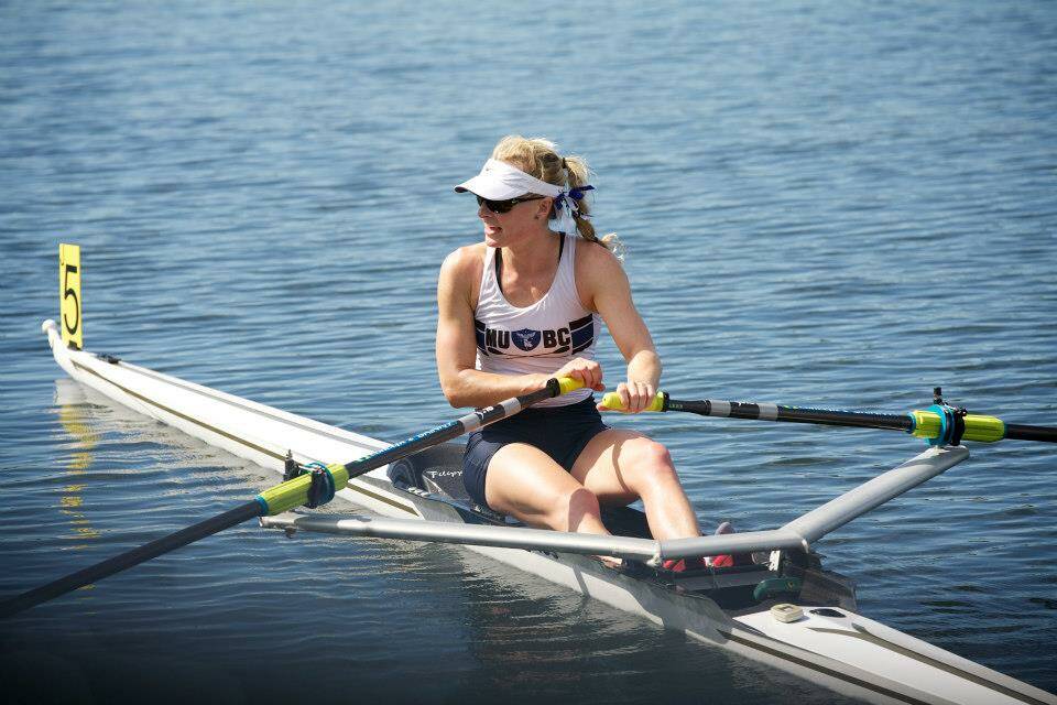 CHAMPION: Australian rower Alice McNamara is in Horsham working at the Wimmera Base Hospital. Picture: VICTORIAN INSTITUTE OF SPORT