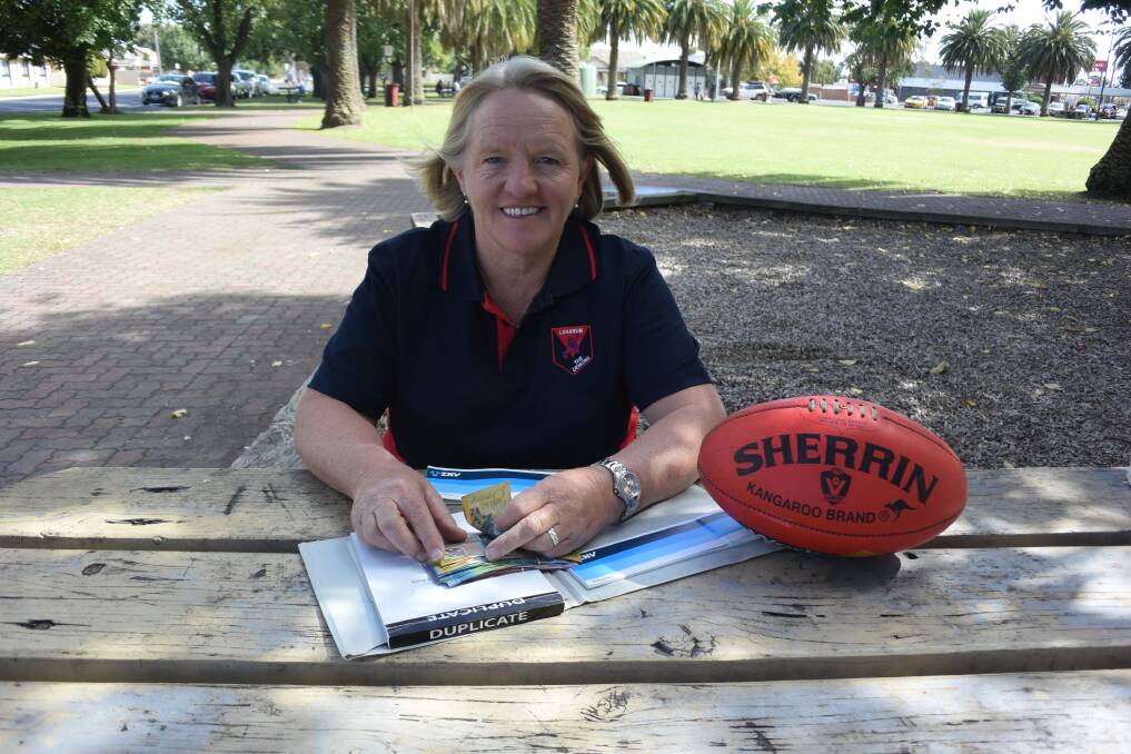 LIFE MEMBER: Treasurer Debbie MacInnes has been at the Laharum football and netball clubs for more than 30 years. She said it is like being part of one big family. Picture: ELIJAH MACCHIA