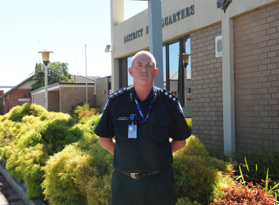 NEW ROLE: Paul Phelan is the new inspector based at Horsham Police Station. He has his sights on developing strong relationships with community members. Picture: ELIJAH MACCHIA